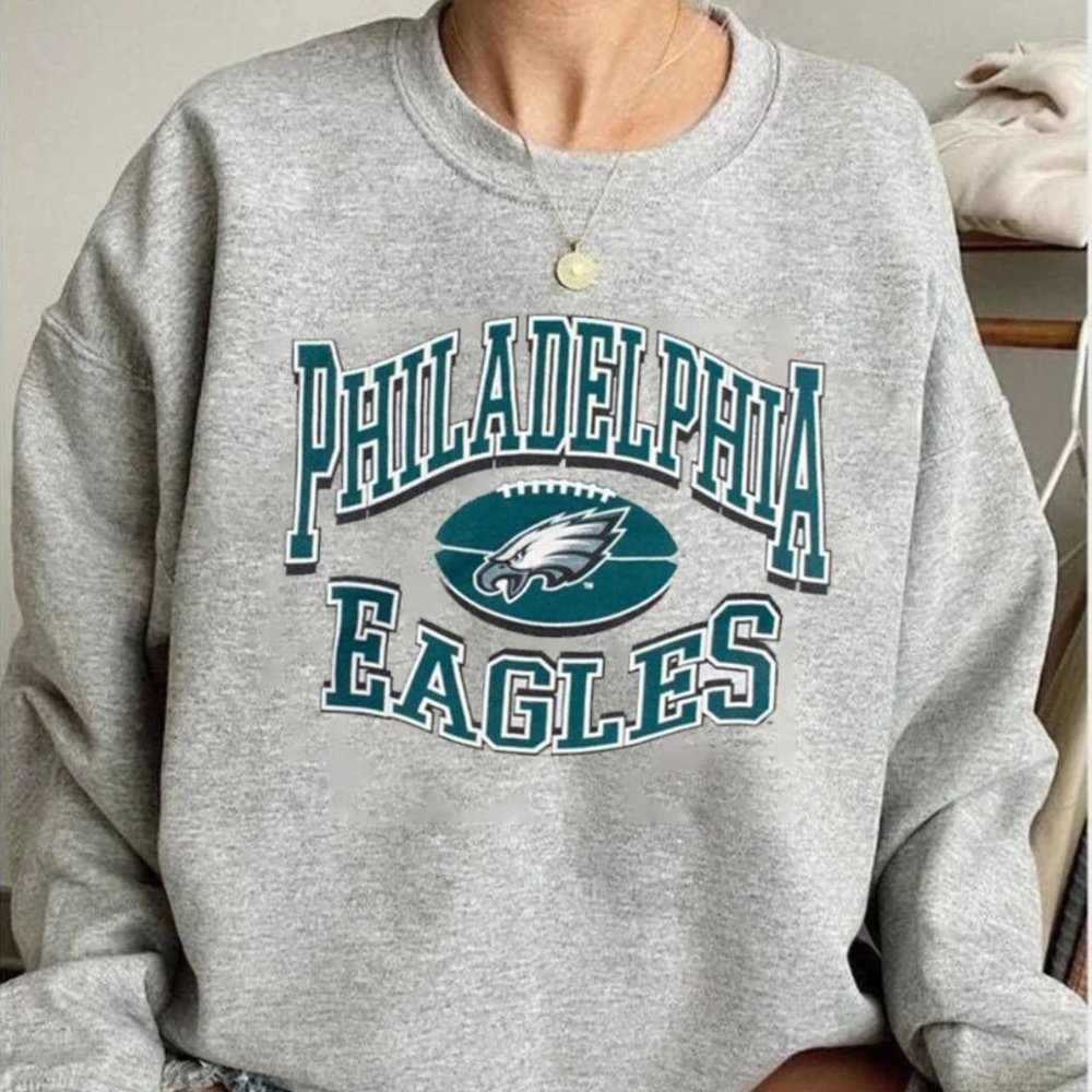Philadelphia Eagles Football Sweatshirt Retro Philadelphia Eagles Shirt Sweater
